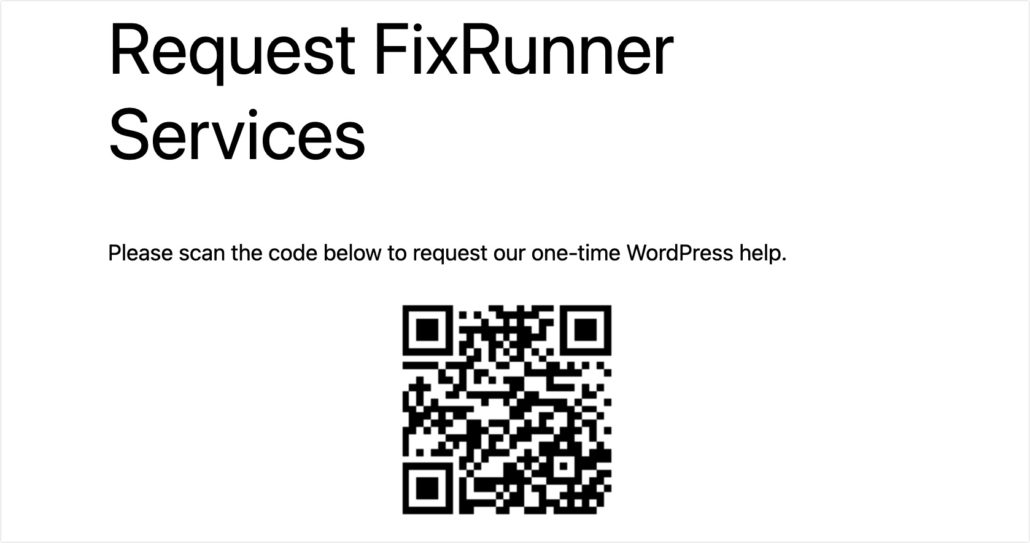 Publish and review to see QR code outlook
