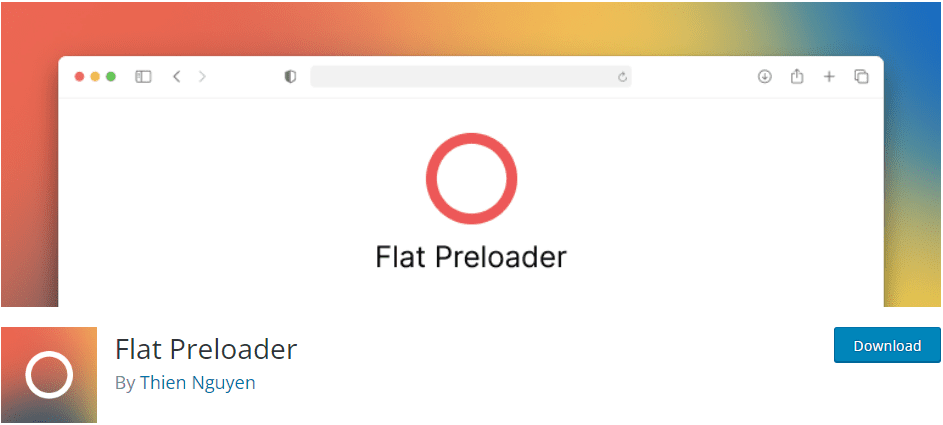 Flat Preloader plugin