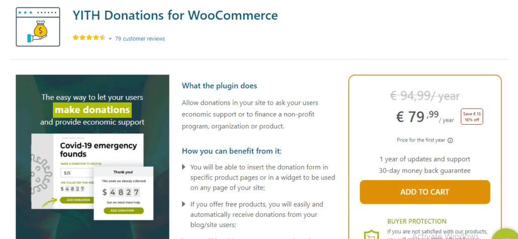 YITH Donations - WordPress Crowdfunding plugin