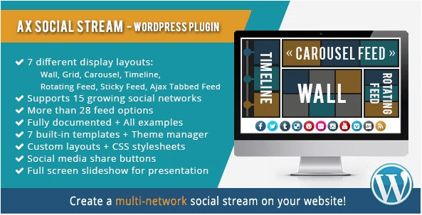 AX Social Stream WordPress