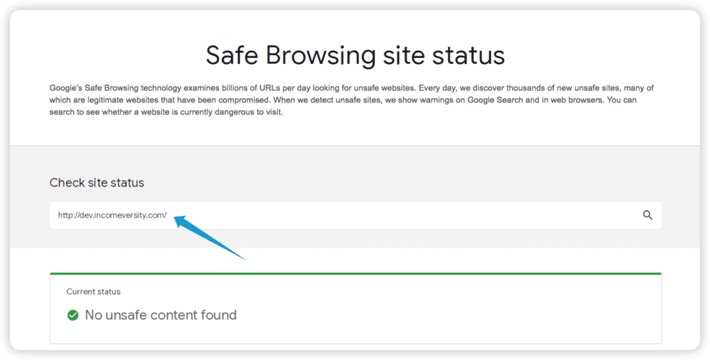 Google safe browsing tool - WooCommerce Fraud Prevention