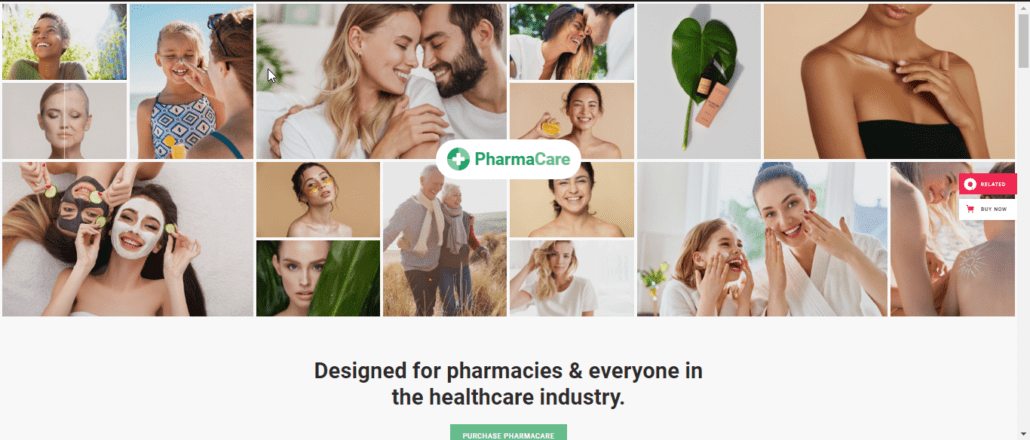 PharmaCare Theme - woocommerce themes