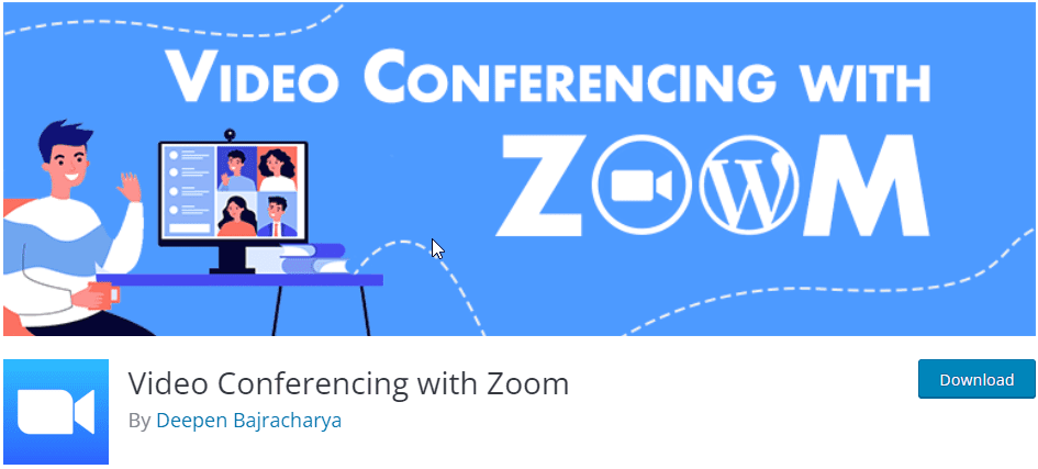 Video Conferencing with Zoom plugin - wordpress zoom plugin