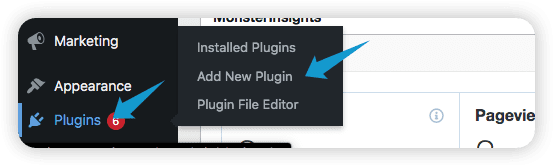Add new plugins page
