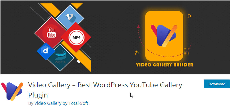 Video Galley - YouTube Gallery plugin