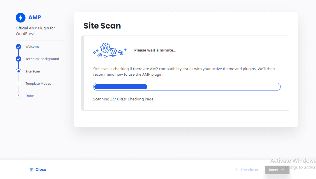Plugin site scan